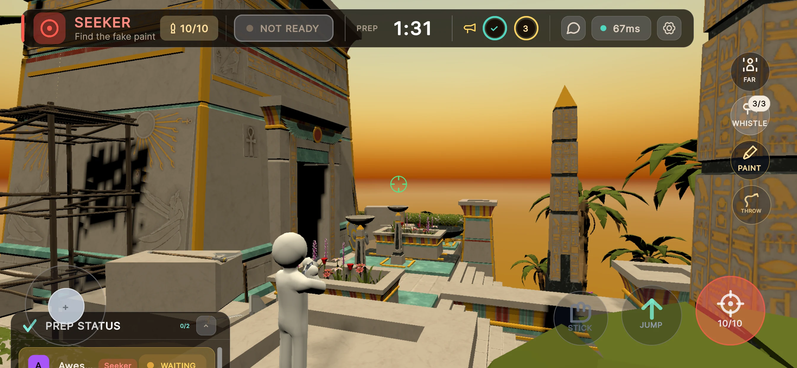 Hide and Seek: Paint Hunt 3D screenshot